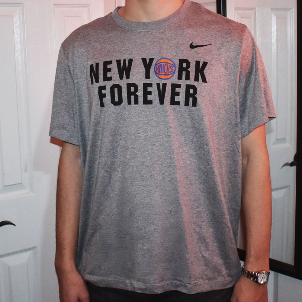 official new york knicks training center "new york forever" tshirt 🏀